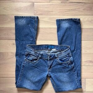 Vintage Y2k Low Rise Straight Leg Jeans Womens Sz 4  surfergirl indie sleeze